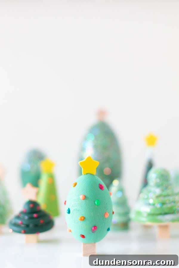 Green holiday decor