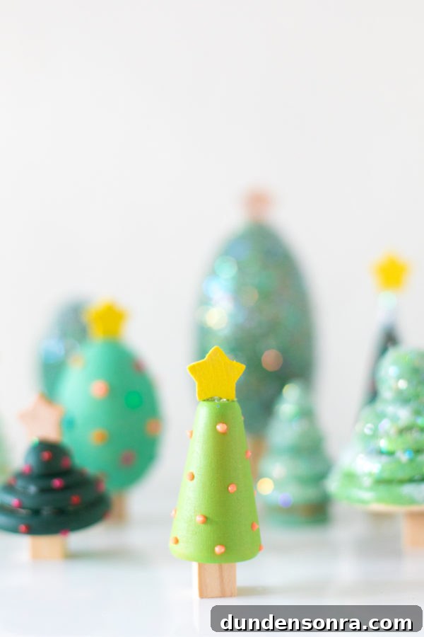Green holiday decor