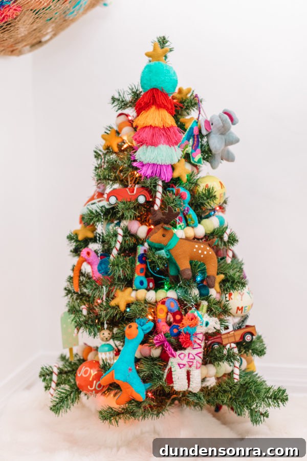 Holiday Home Tour: Inside The Mindwelling’s Festive Decor 18 A Christmas tree with decorations