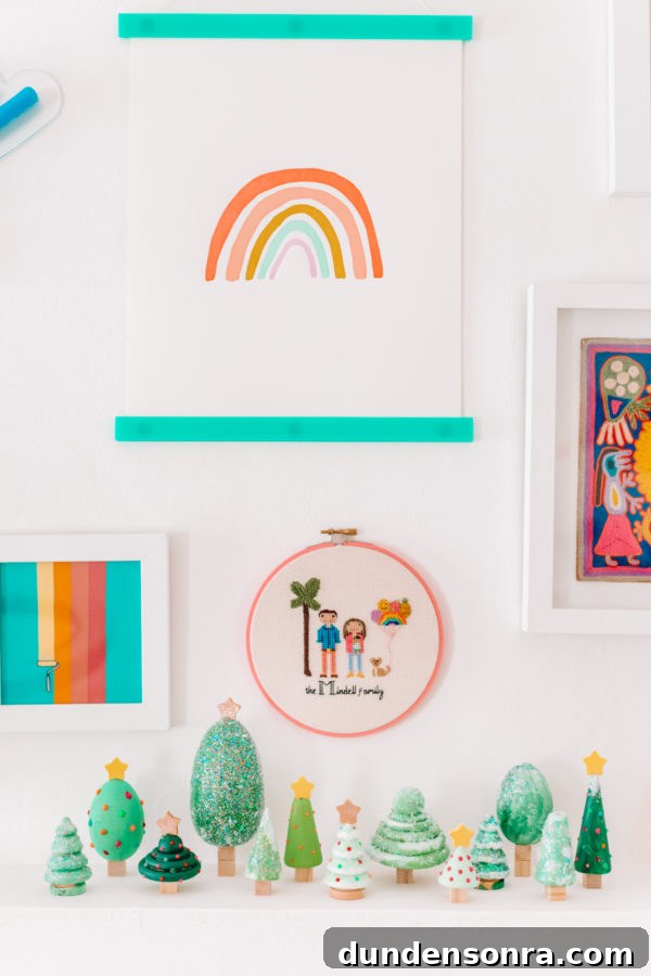 Holiday Home Tour: Inside The Mindwelling’s Festive Decor 24 A close up of a colorful room