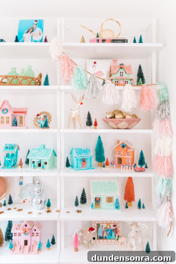 Holiday Home Tour: Inside The Mindwelling’s Festive Decor 9 A group of items on a shelf