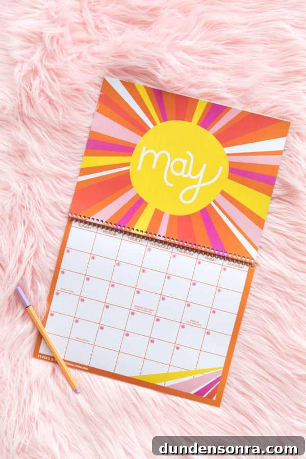 Colorful Calendar
