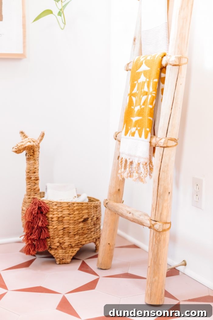 Bathroom Towel Ladder