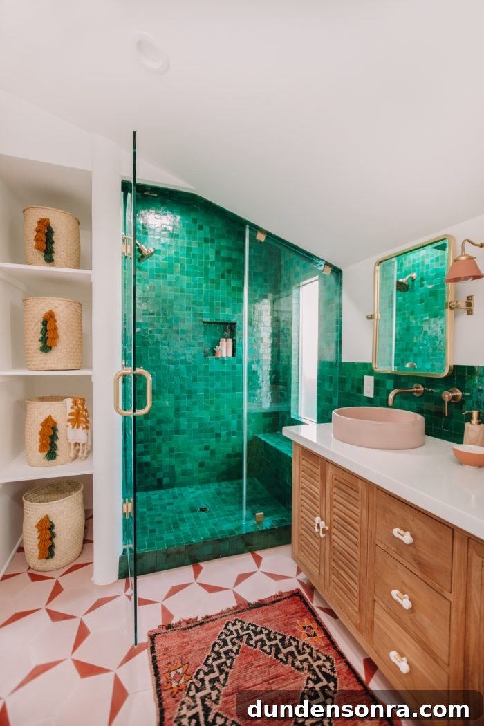 Bohemian Master Bathroom
