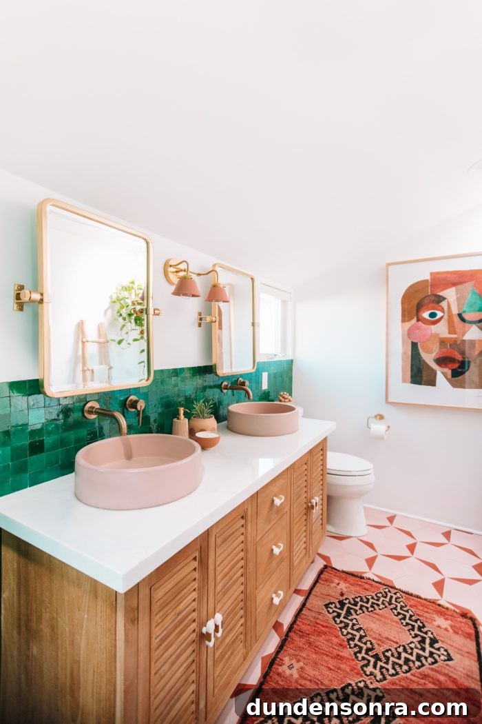 Bohemian Master Bathroom