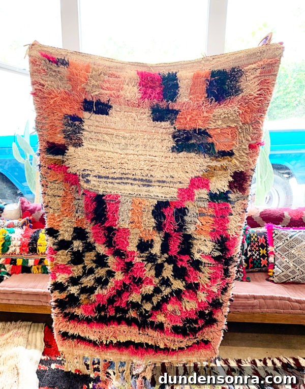 Shades of Pink Vintage Rug
