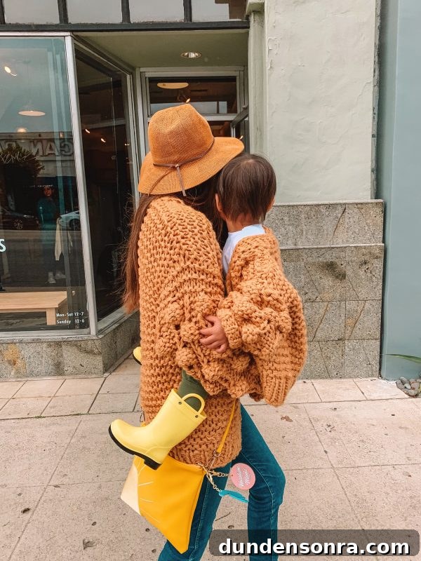 Matching Mommy and Me Sweaters