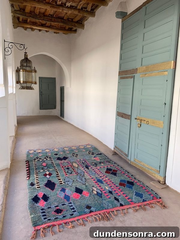 Blue Moroccan Rug