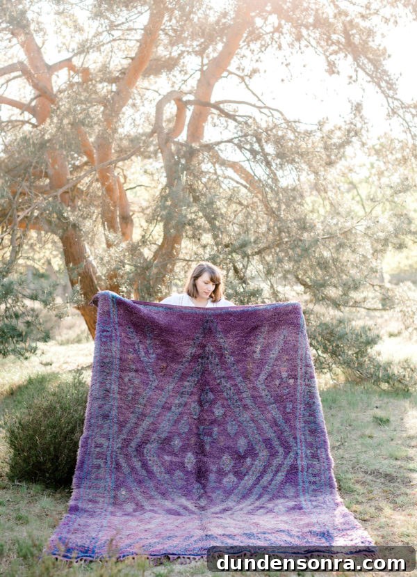 Purple Moroccan Rug