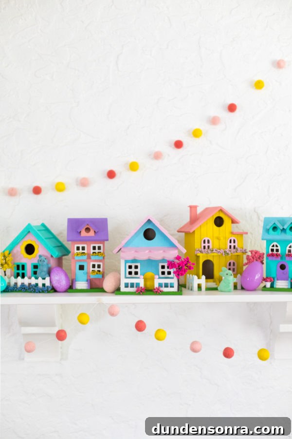 Handmade Easter Village 