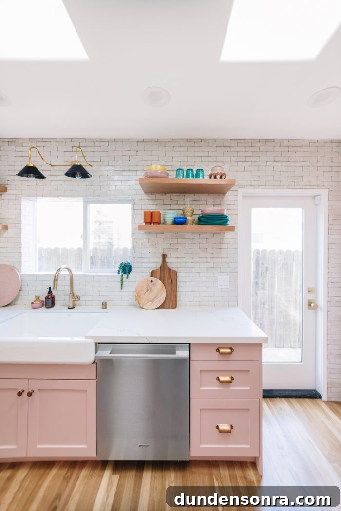 Kitchen Reveal: Before & After Remodel Tour of Our Home 13 A kitchen with a door and window