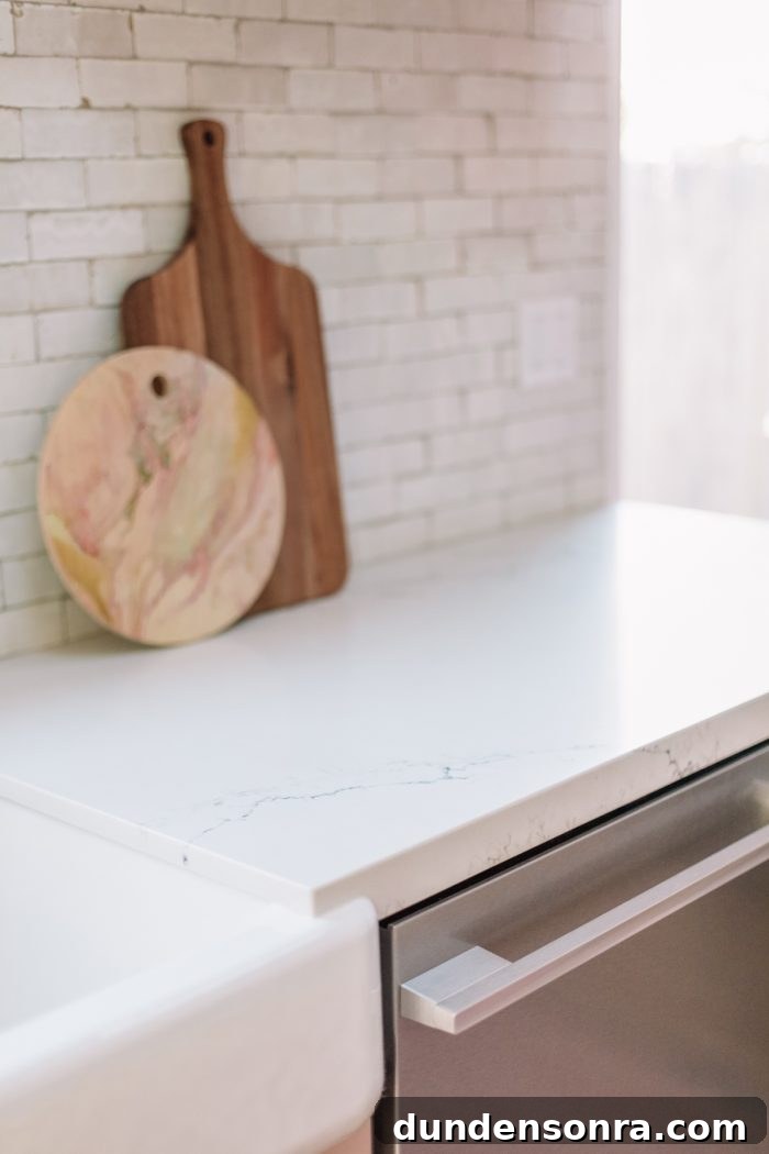 Kitchen Reveal: Before & After Remodel Tour of Our Home 18 Tile and counter
