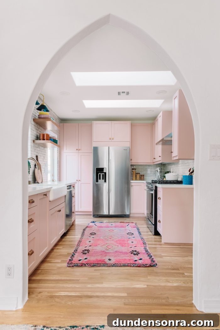 Kitchen Reveal: Before & After Remodel Tour of Our Home 3 A kitchen with a wood floor