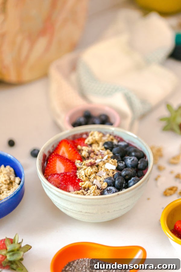 A fruit bowl of food on a table