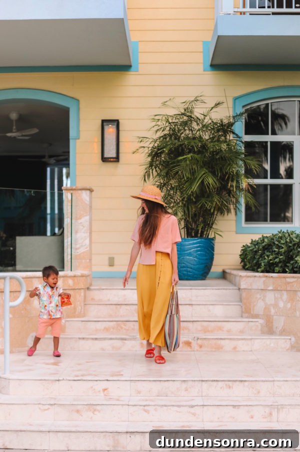 Beaches Turks and Caicos Review: Tips for Traveling with Toddlers 25 A person standing in front of a building