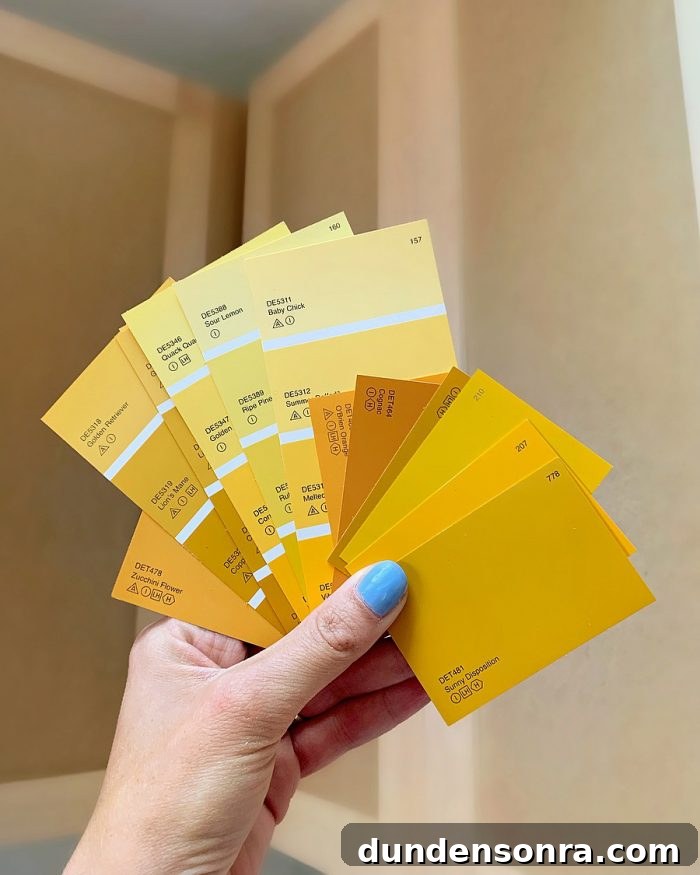 Choose Paint Colors That Transform Your Space: A Practical Guide 6 How To Read a Paint Chip Wall