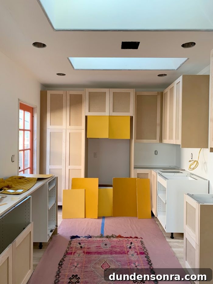 Choose Paint Colors That Transform Your Space: A Practical Guide 10 A kitchen with yellow paint samples