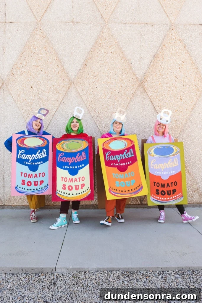 30+ Creative Halloween Costume Ideas for Teachers 14 Andy Warhol Group Costume Idea for Halloween