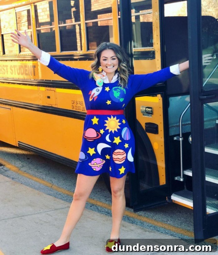 30+ Creative Halloween Costume Ideas for Teachers 23 MS Frizzle Halloween Costume