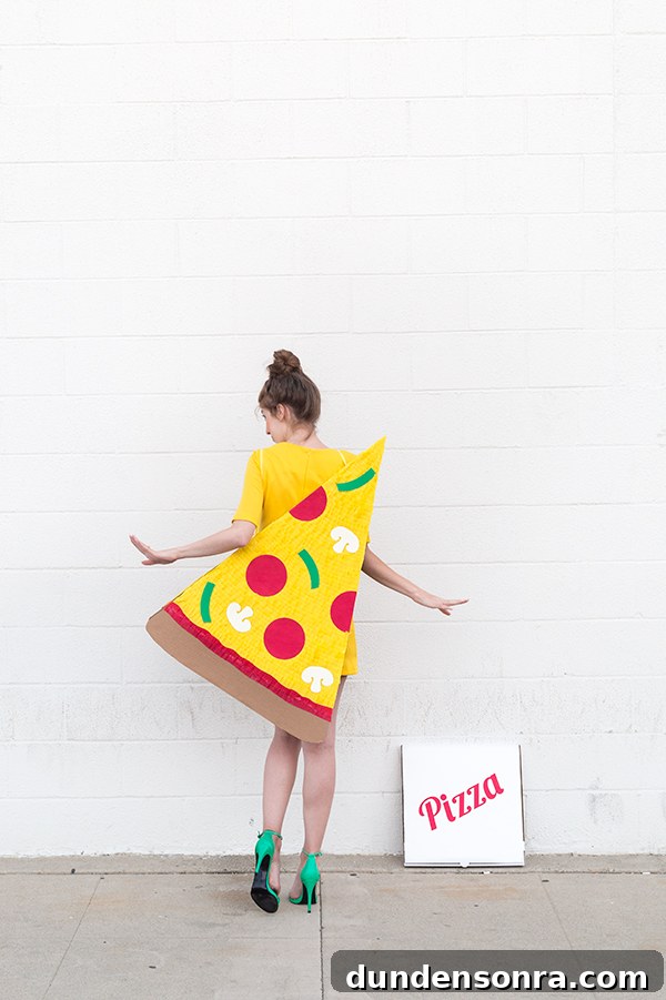 30+ Creative Halloween Costume Ideas for Teachers 8 DIY Pizza Slice Costume