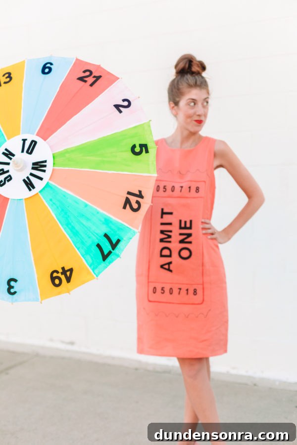 Carnival ticket costume