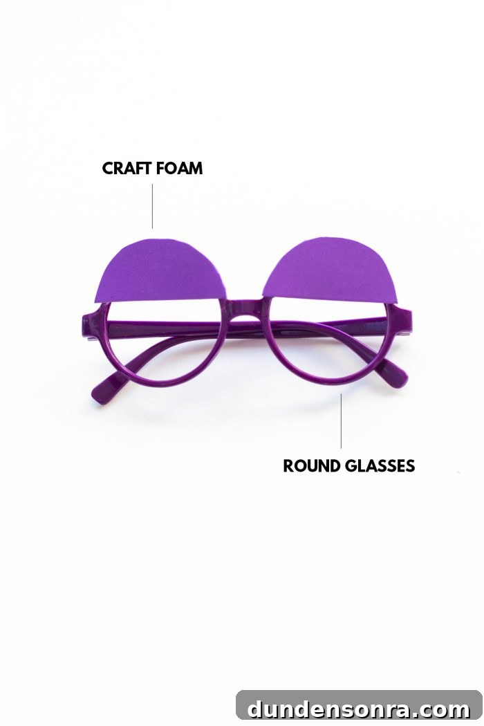 Purple glasses
