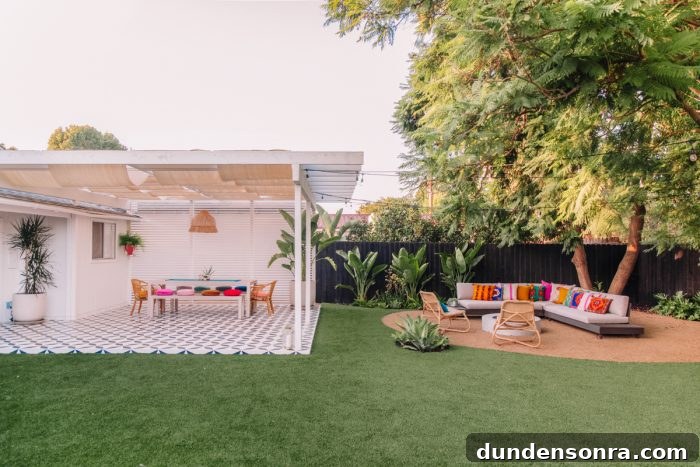 Astroturf Backyard in California