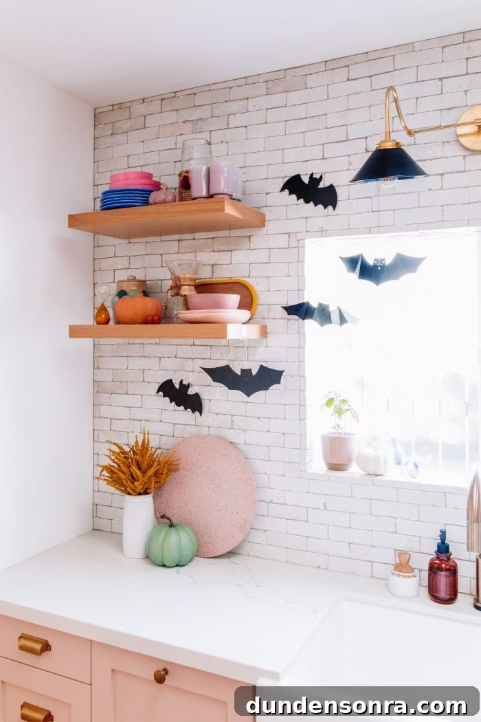 Halloween Home Tour - Paper Bats