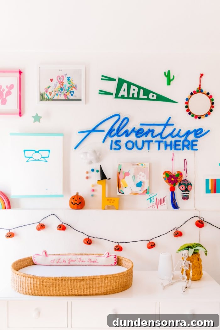 Decorations on a wall