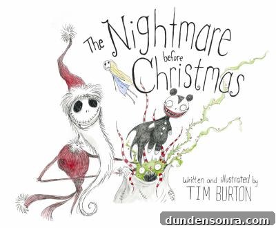 Top Halloween Books for Kids: Spooky Stories to Read Together 19 The Nightmare Before Christmas illustrated book cover