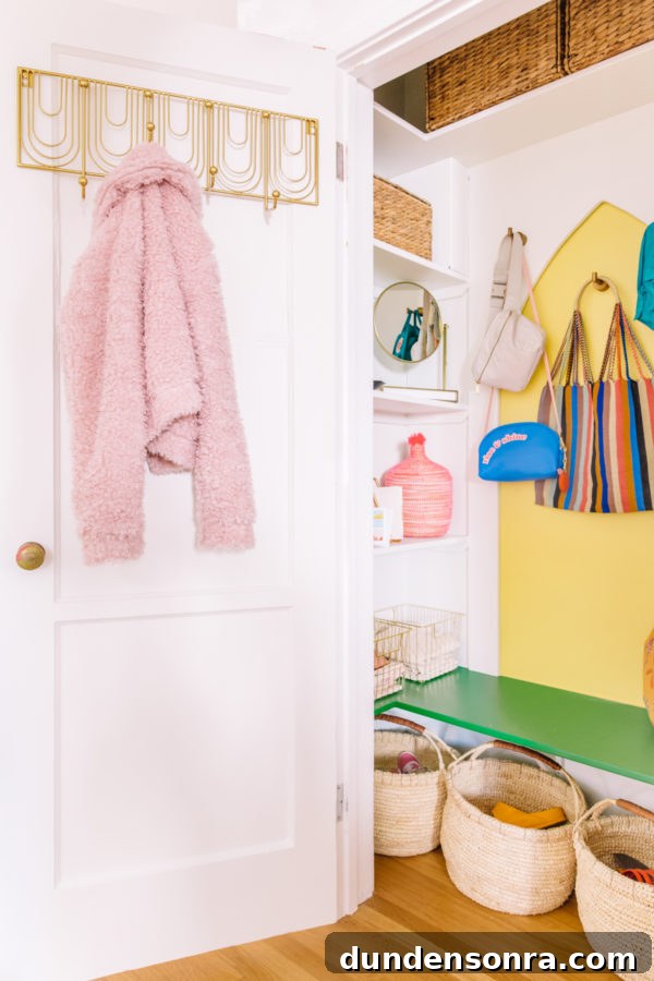 Closet with bags