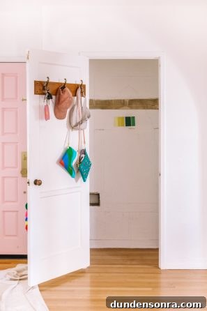Closet with bags