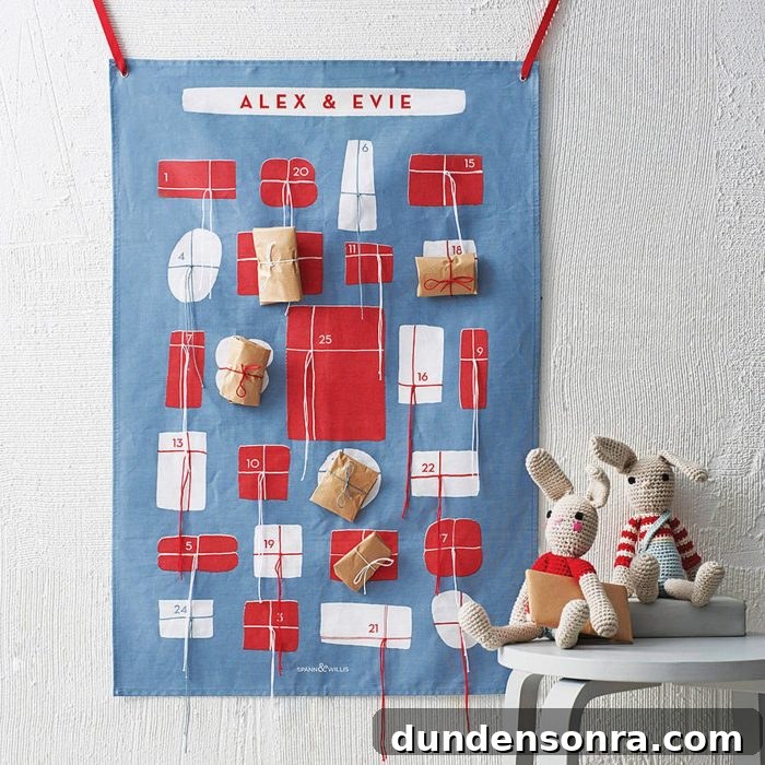 wall hanging Advent calendar