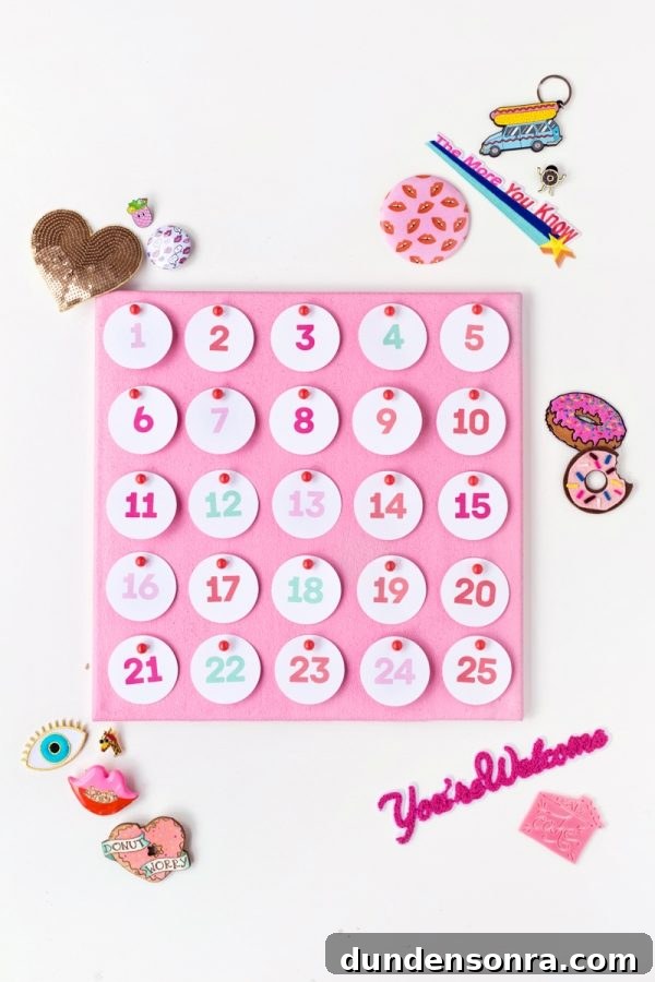 DIY Flair Advent Calendar