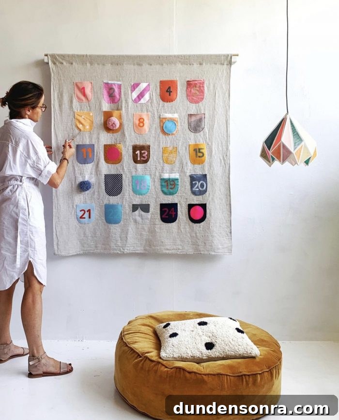 Fabric Scrap Advent Calendar