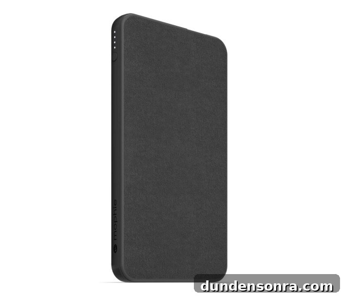 Black Portable Phone Charger