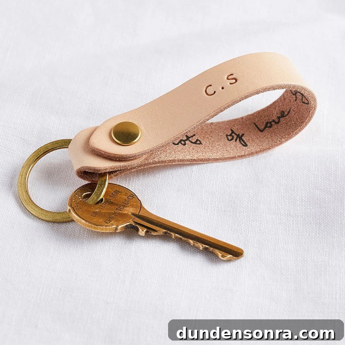 Leather Key Fob