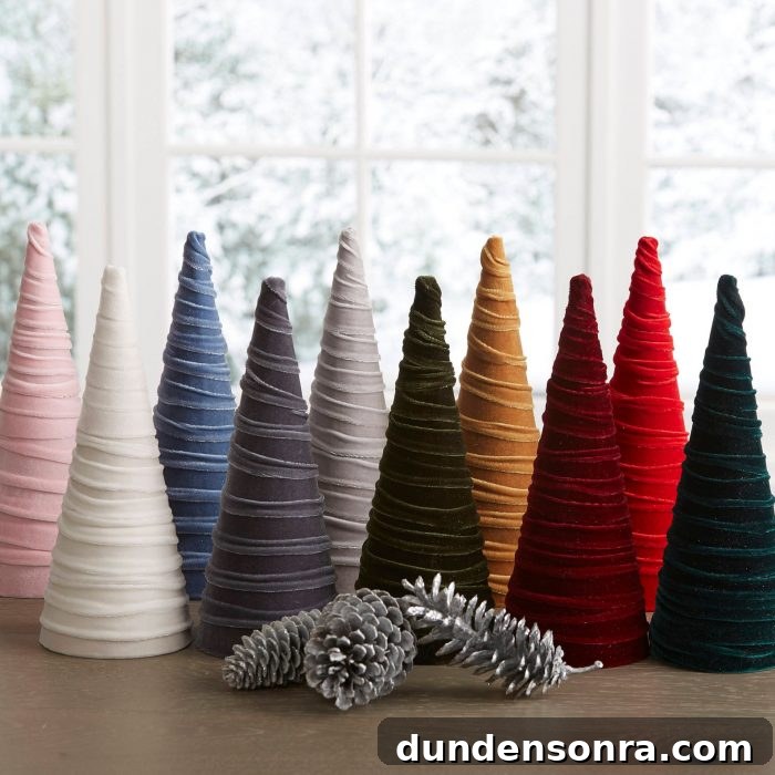 Where to Buy Bottle Brush and Decorative Christmas Trees Near You 12 Velvet Christmas Trees