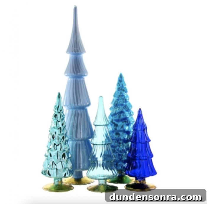 Where to Buy Bottle Brush and Decorative Christmas Trees Near You 15 Colorful Glass Christmas Trees
