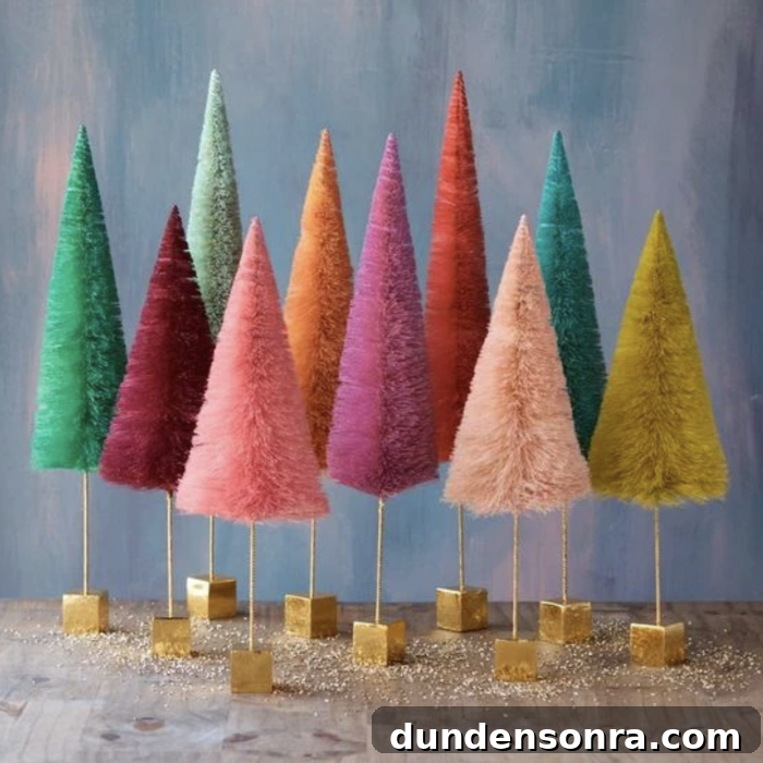 Where to Buy Bottle Brush and Decorative Christmas Trees Near You 4 Glitterville Bottle Brush Trees