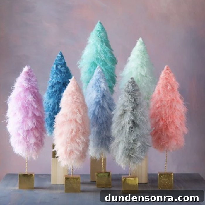 Where to Buy Bottle Brush and Decorative Christmas Trees Near You 10 Fluffy Decorative Trees