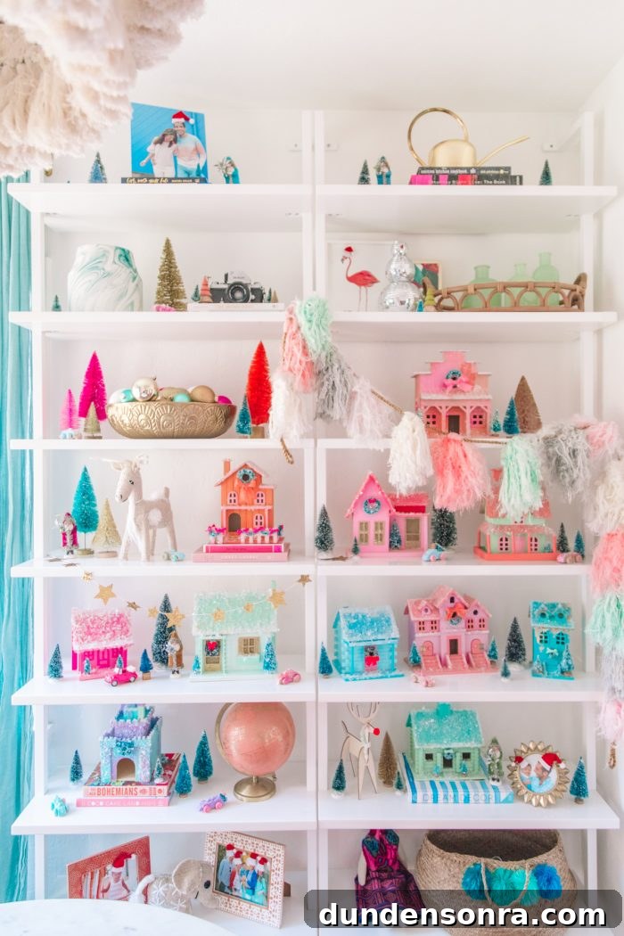 Step Inside Our Festive Holiday Home Tour 12 Pastel DIY Christmas Village