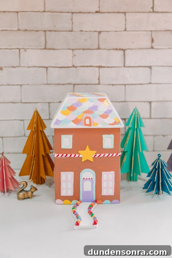 Step Inside Our Festive Holiday Home Tour 16 Gingerbread House Cookie Jar