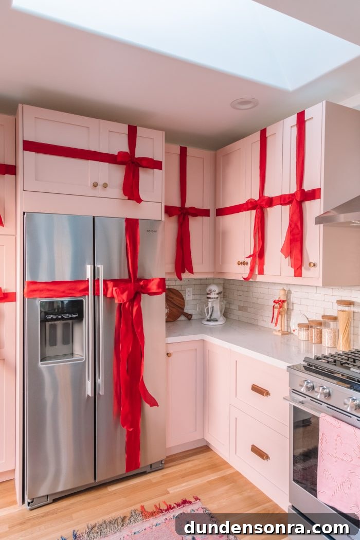 Step Inside Our Festive Holiday Home Tour 18 Christmas Kitchen Cabinets