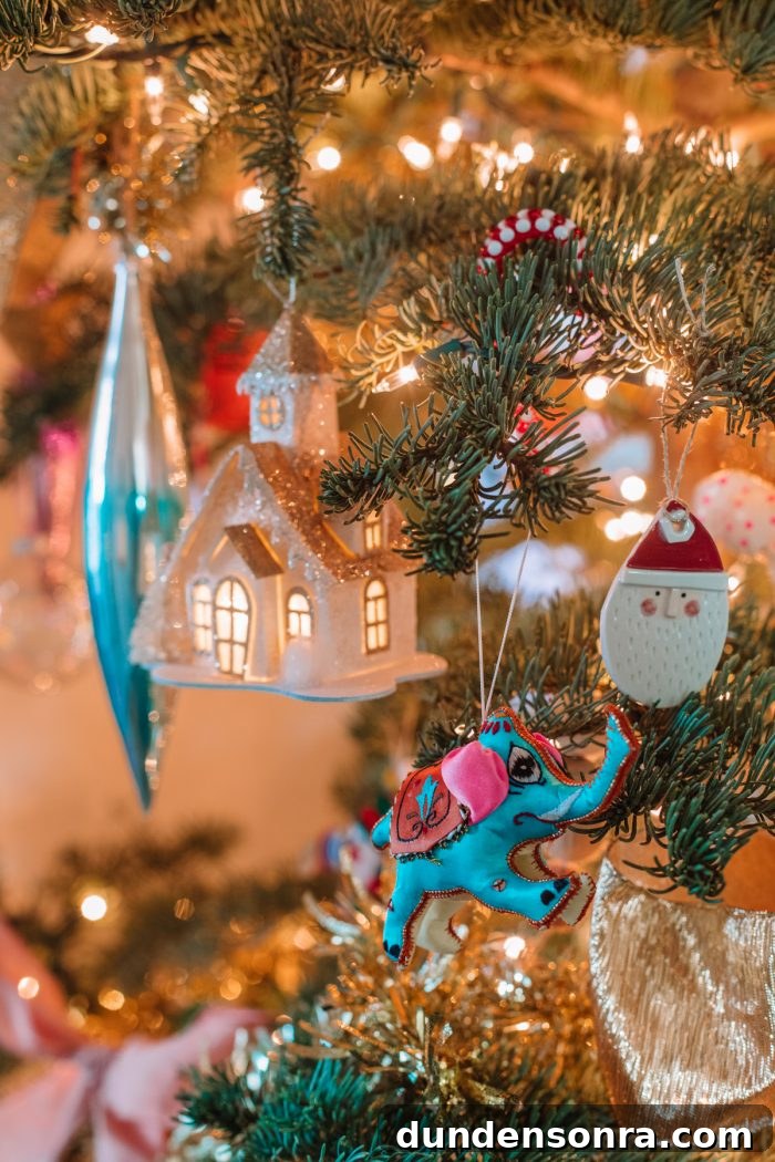 Step Inside Our Festive Holiday Home Tour 4 Colorful Christmas Tree Decor