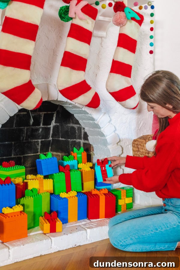 DIY LEGO Christmas Gift Ideas: Creative Presents to Build and Give 5 A person holding lego presents
