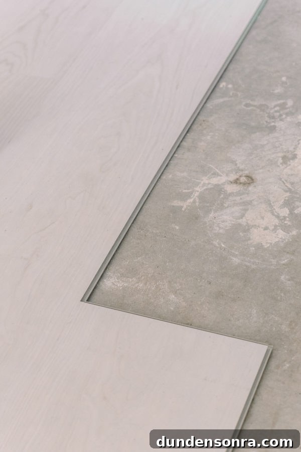 Click-Lock Vinyl Floors in Playroom