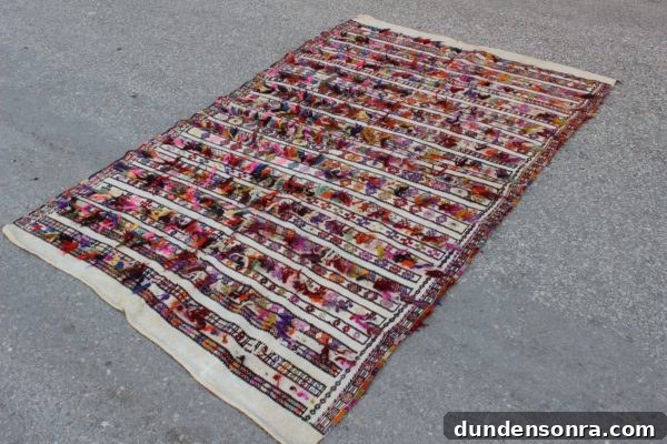 multicolor turkish kilim rug