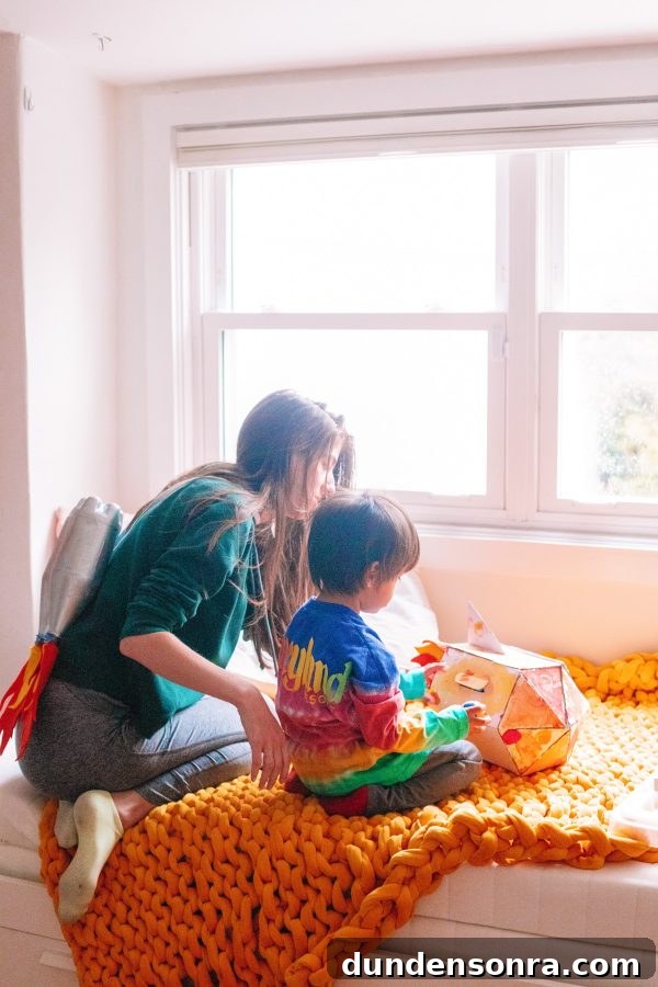 Space Day Activities and Crafts for Toddlers: Fun Themed Ideas 2 DIY Cardboard Rocket Ship