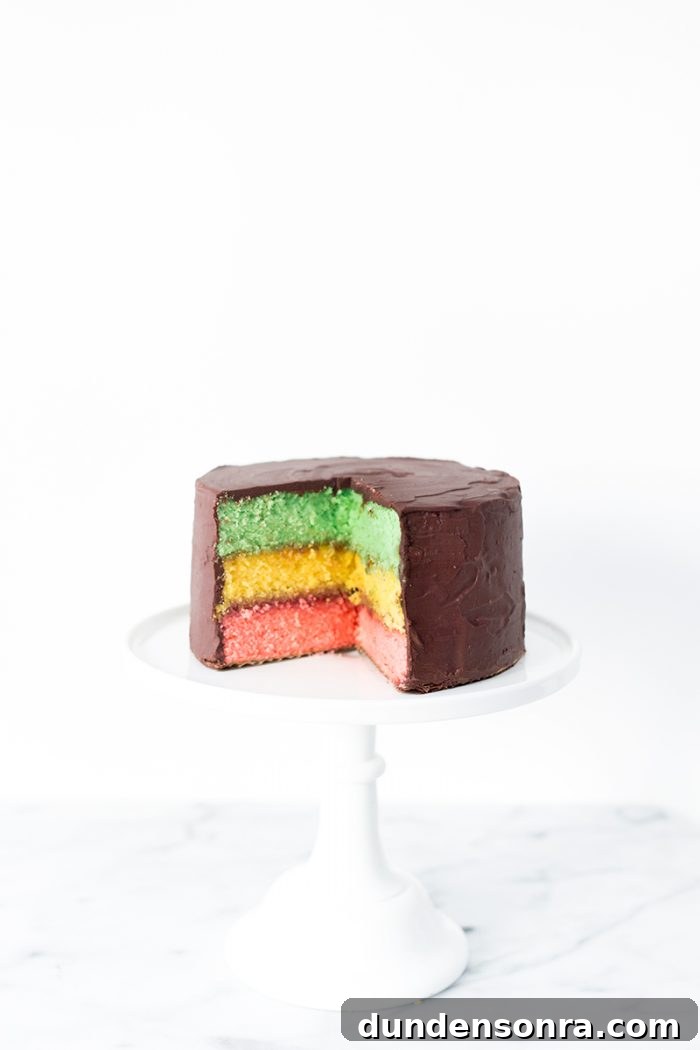 Family-Favorite Dessert Recipes: Tried-and-Loved Sweets for Every Occasion 8 Italian Rainbow Cookie Cake